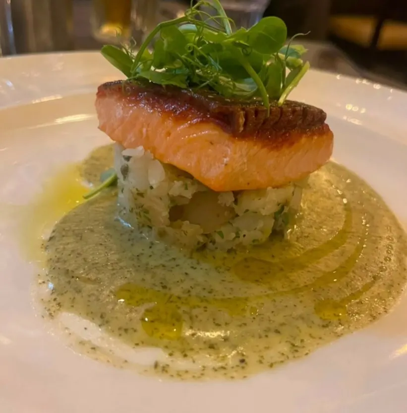 Fish with sauce